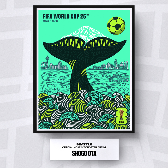 邀請各主辦城市的在地藝術家，創作城市主題系列海報   （圖片來源：FIFA.com）